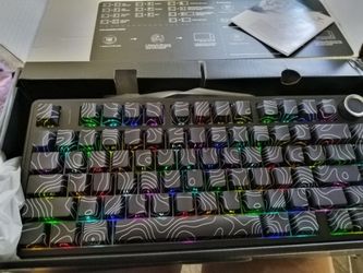 RGB Mechanical Keyboard with Topographic Keycaps