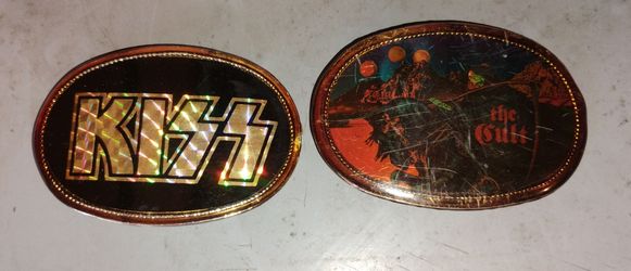 Vintage Kiss Pacifica Prism Belt Buckle 1977