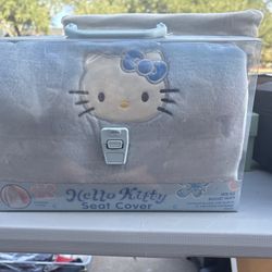 NEW Universal bucket seat cover with adorable Hello Kitty design.