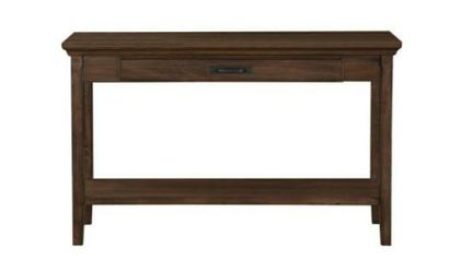 Distressed Wheat Console Table