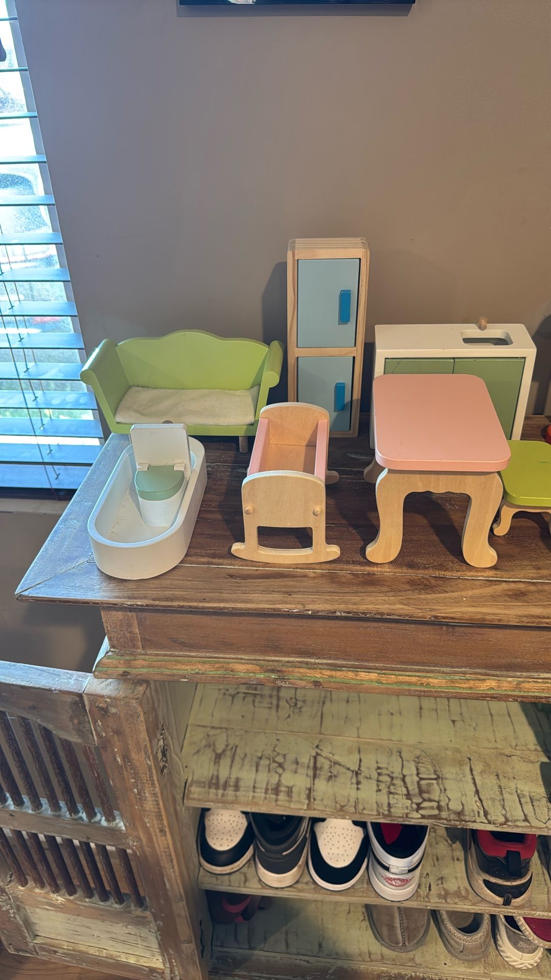 Wood Doll House Furniture 