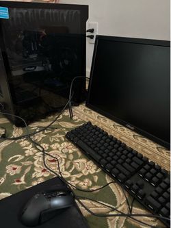 Gaming PC + Monitor + Keyboard and Mouse + Mousepad