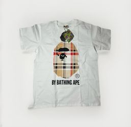 BAPE Plaid Shirt White Size Medium | Brand New w/ Tags