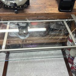 Glass Table 42x28x 30 H