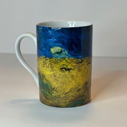 Vincent Van Gogh Museum Amsterdam WHEATFIELD WITH CROWS Fine Porcelain Mug