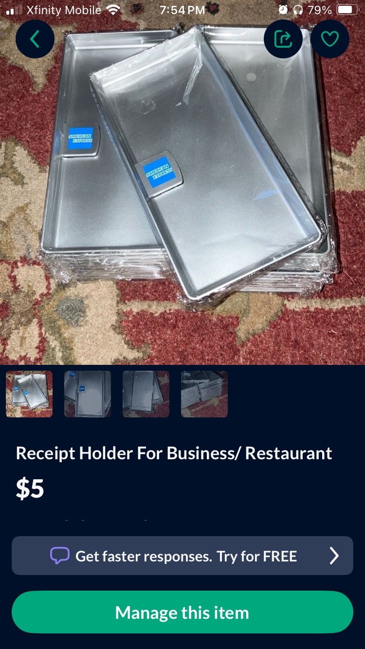 Receipt Holder