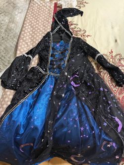 Girls Witch Sorceress Halloween Costume Dress