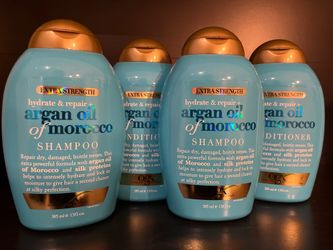 (PACK OF 4) OGX SHAMPOO & CONDITIONERS ARGAN OIL OF MOROCCO
