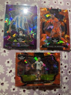 Panini Select Soccer 3-Card Lot - Numbered