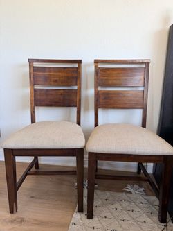 Set of 4 Wooden Dining Chairs – $130 OBO
