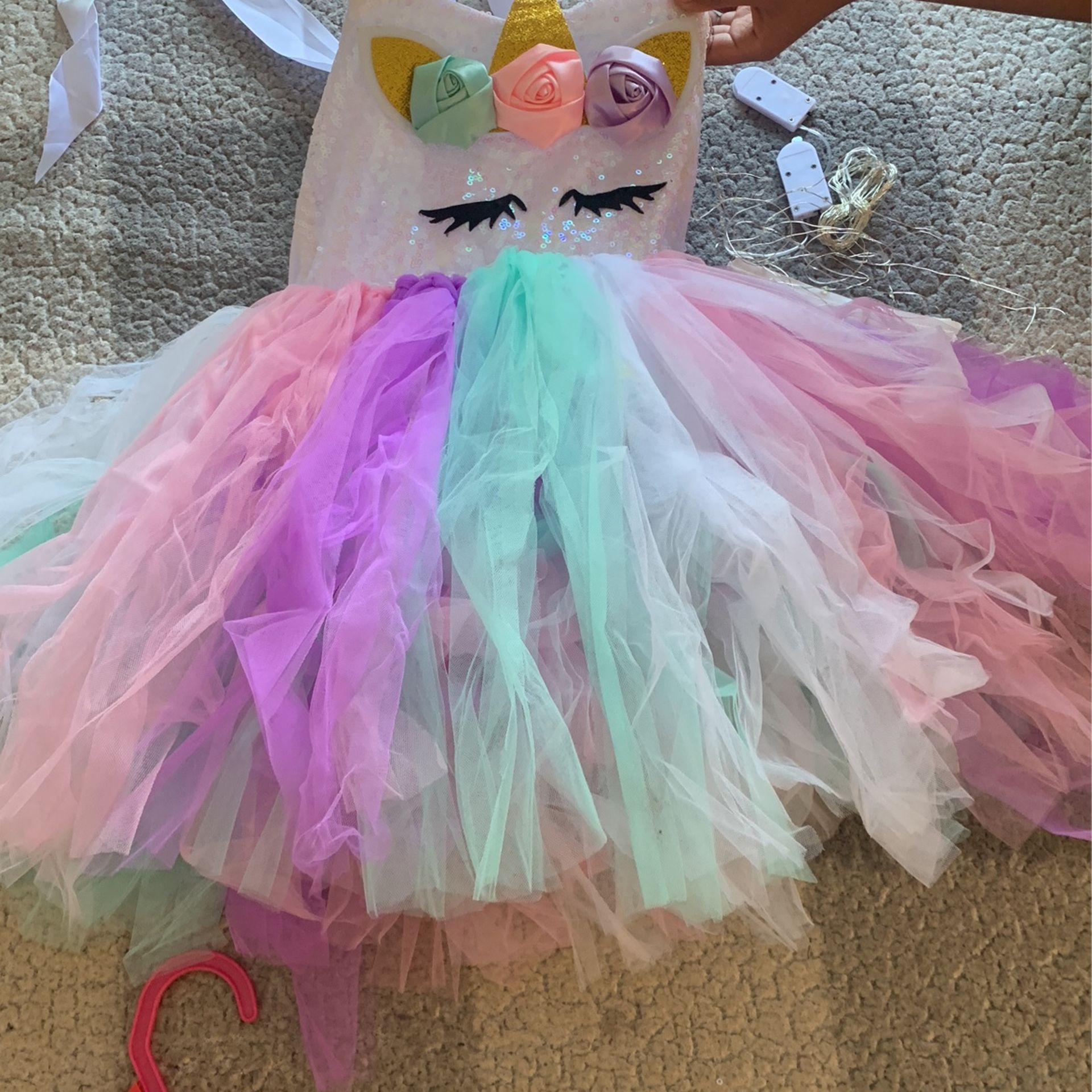 Girls Unicorn Tutu Dress