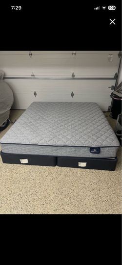 King mattress with split boxspring
