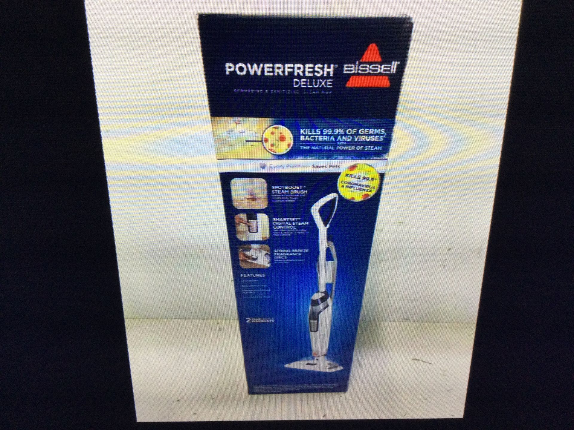 BISSELL POWERFRESH DELUXE STEAM MOP ,STEAMER, TILE, HARD WOOD FLOOR CLEANER RETAILS FOR 129 Pus TAX
