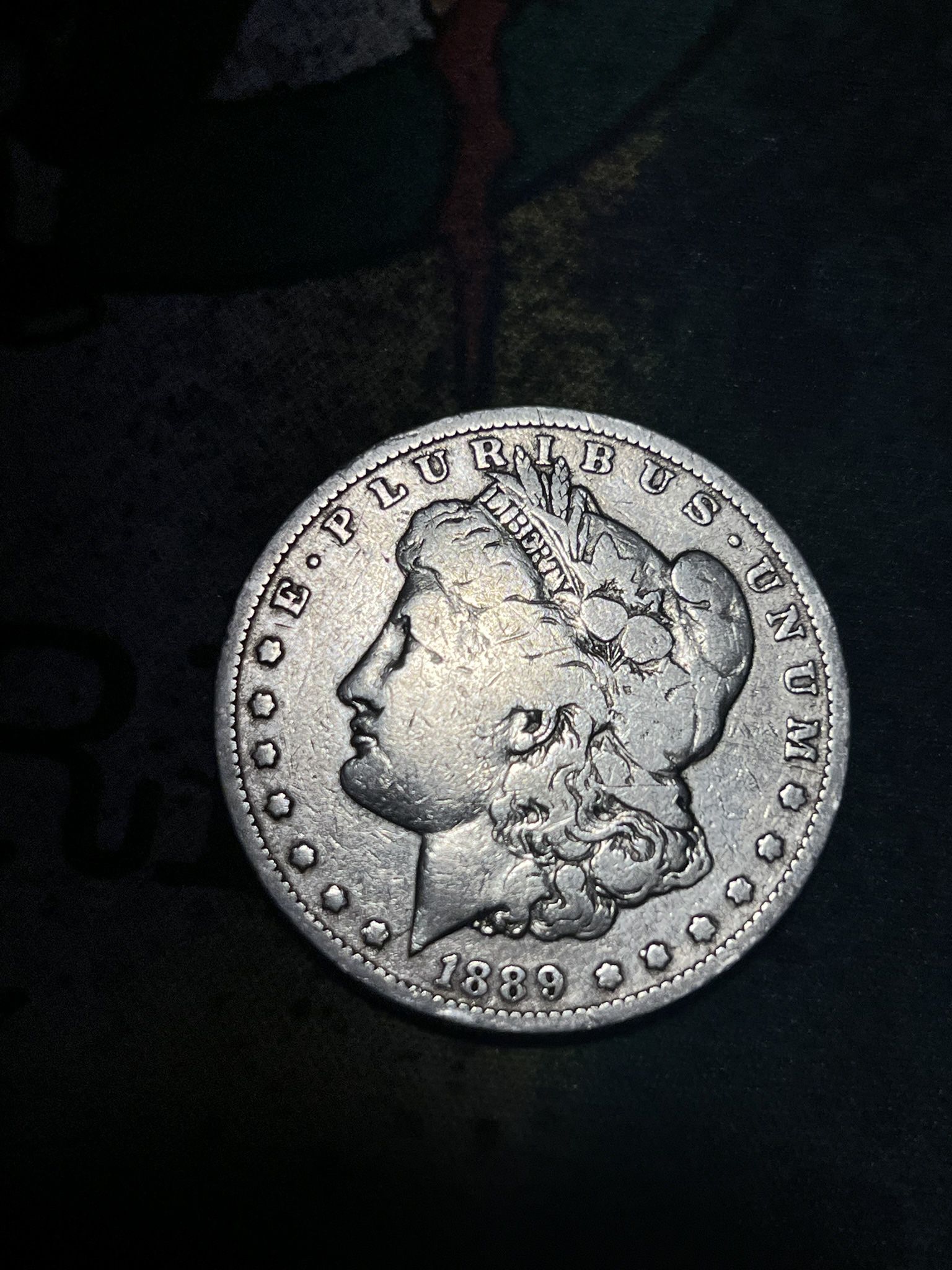 1889 O Morgan Silver Dollar 