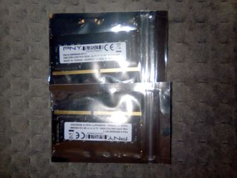 PNY 2x8GB Ram Memory Sticks