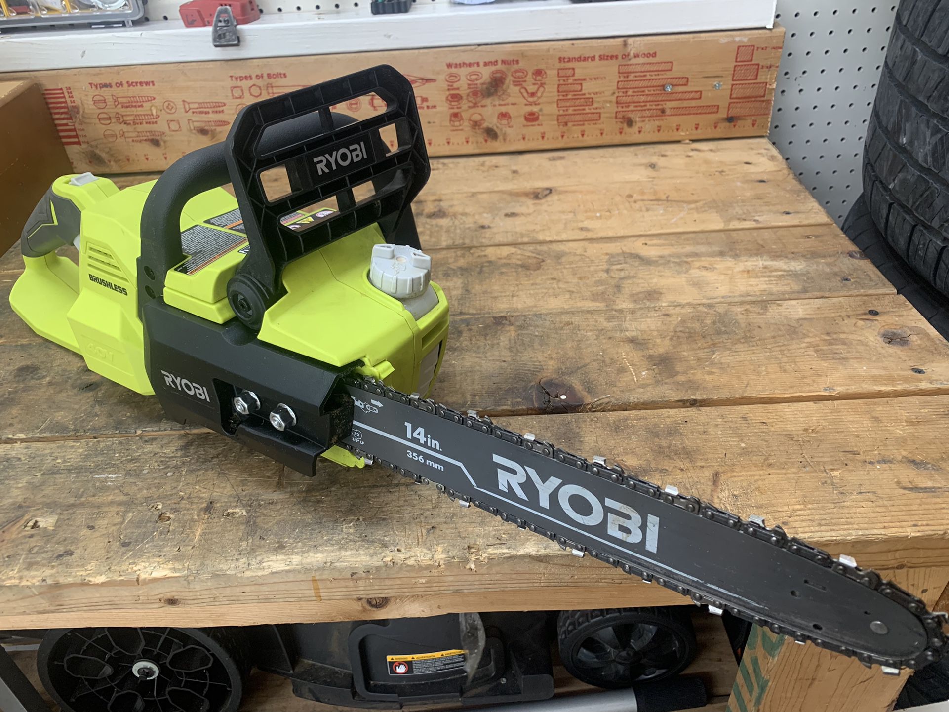 Ryobi 40V Brushless 14in. Chainsaw *Tool Only