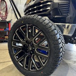 2025 22” Chevy Silverado Tahoe Suburban Wheels Tires Rims