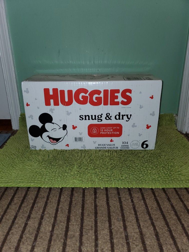 Box Huggies Snug & Dry Size 6