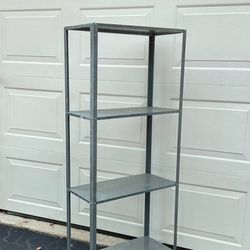 Metal Galvanized Shelving Unit Shelves Plant Stand