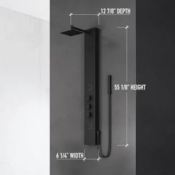 VIGO VG08012MB “Rector / Kingsley” Shower Panel — Brand New, Never Installed
