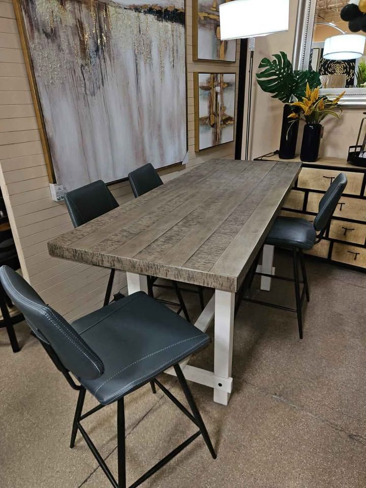 5pc Counter Height Dining Table Set