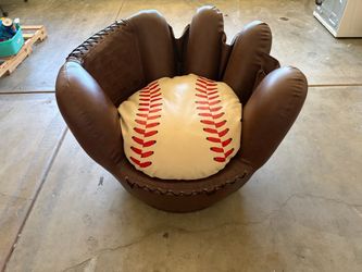 Baseball glove chair