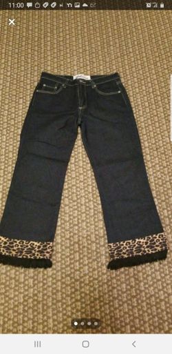 Cheetah print Capris by Express Blues