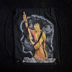 Bruce Lee Drawstring Backpack