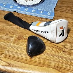 Taylormade R1 Driver Head Black Special Edition 10 Degree With Head Cover and Extra Weight 