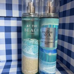 🏝️NEW!! Bath & Body Works Beach + Sea Body Spray Set