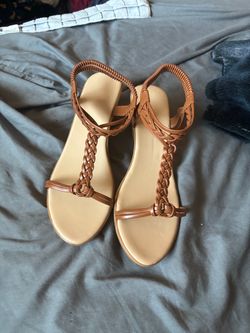 New wedge sandals size 8.5