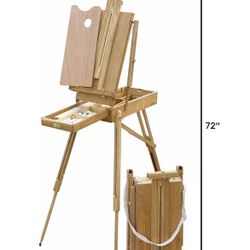 Brand New (no box) Creative Mark Cezanne Half Box French Travel Easel - All Wood
