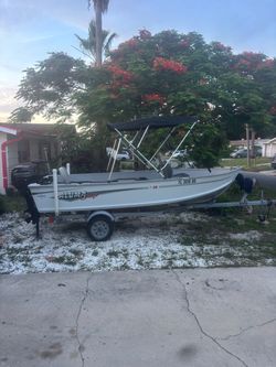 Boat and trailer