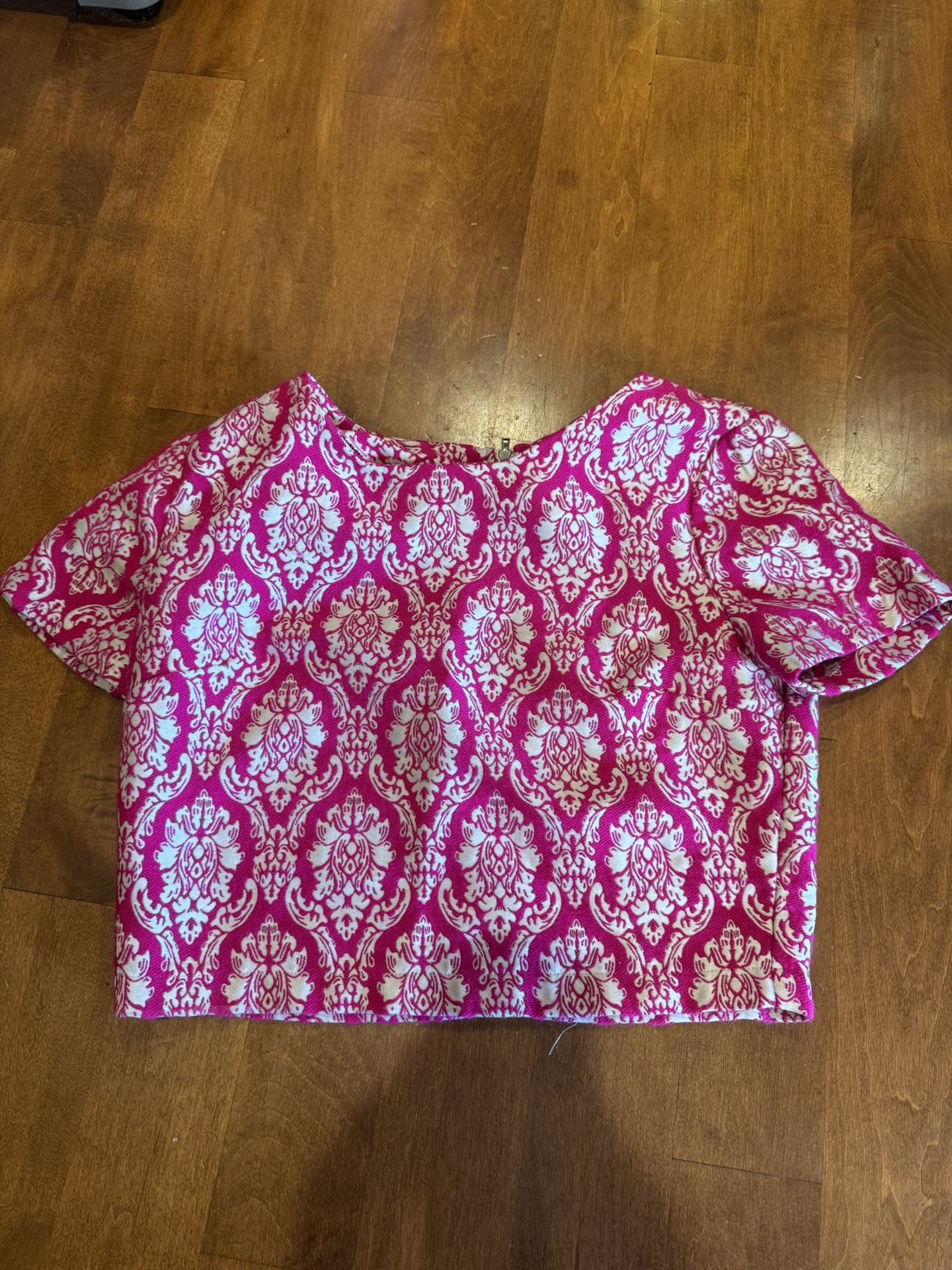 Woman’s Jealous Tomato Pink Crop Top Shipping Available