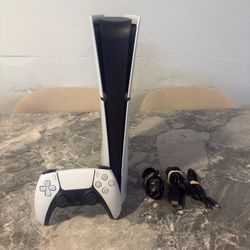 Ps5 Slim Digital 1TB With Controller And Cables
