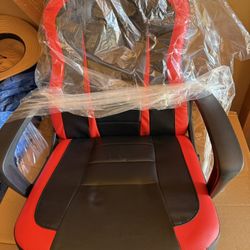 set chair red and blue