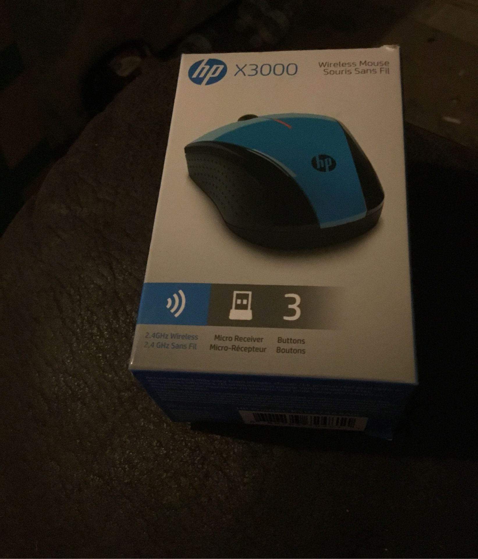 HP X3000 wireless mouse.