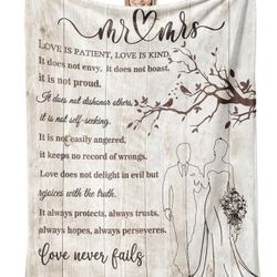 Wedding Gifts for Couples  Soft Blanket, Throw Blanket 60*50