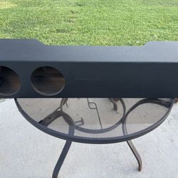 Empty Dual 8" Subwoofer Box