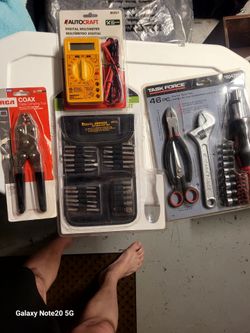 New set of tools and multimeter never opened