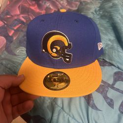 LA Rams Hat Size 7 3/8
