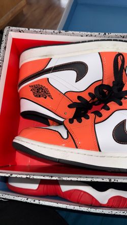 Air Jordan 1s  Orange Turf