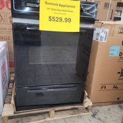 Summit Appliance 24" Wide Gas Wall Oven 