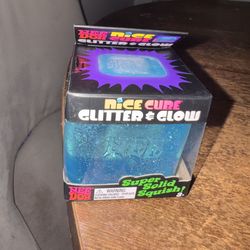 Authentic Needoh nice cube glitter & glow