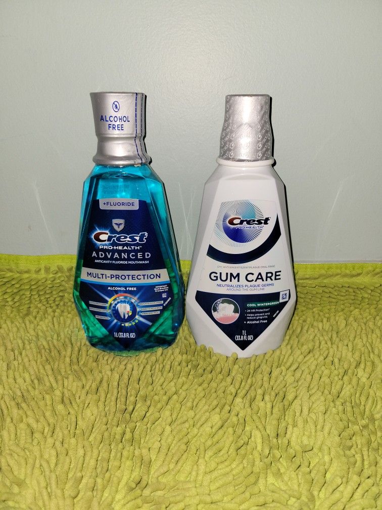 2 Crest Pro-Health Mouthwash 1Lt