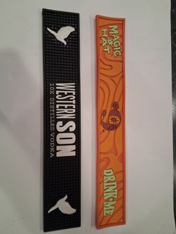 Rubber Bar Mat Western Son & Magic Hat
