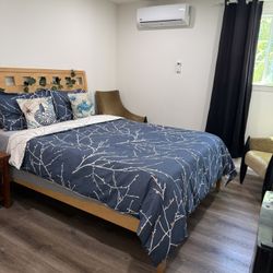 Solid wood Bed Frame( Not Include Mattress)