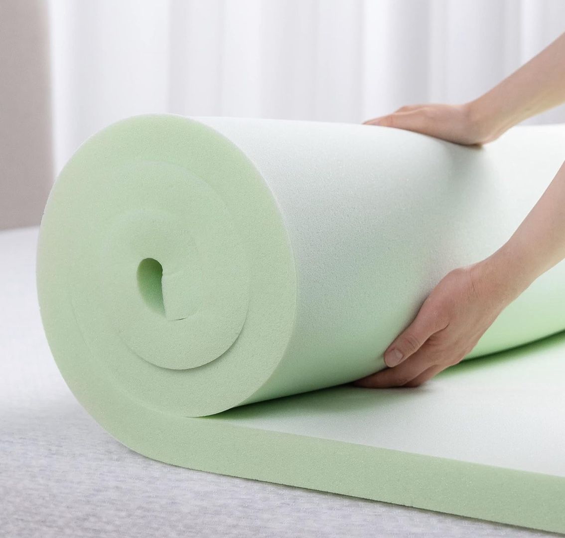 1.5” memory, foam mattress, topper, like new