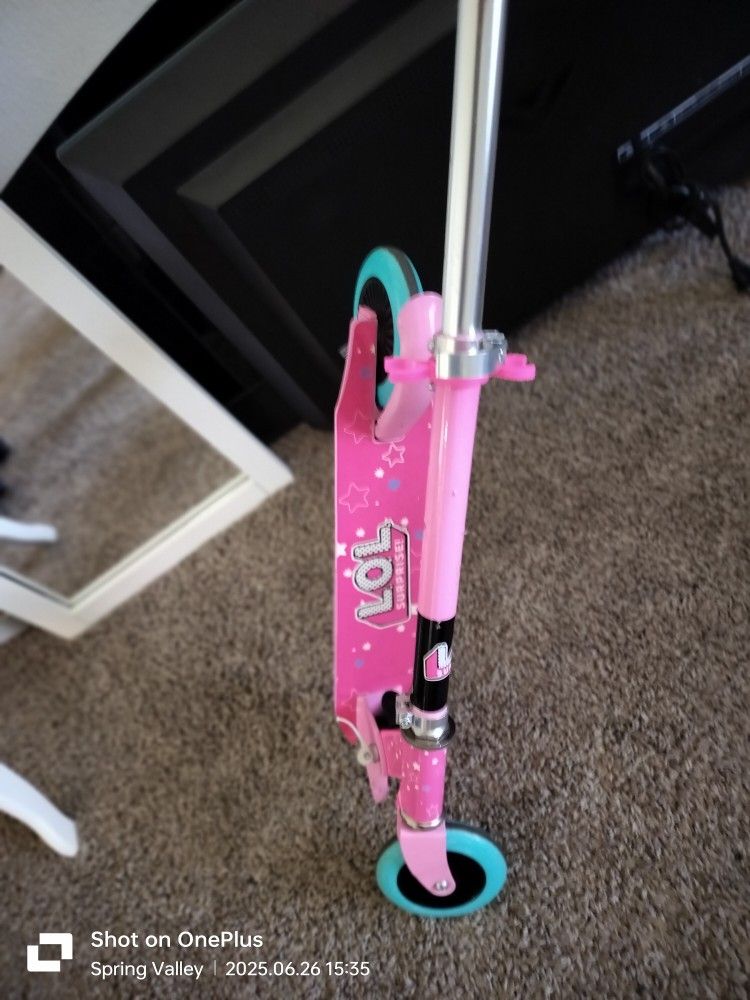 Scooter Little Girl Pink