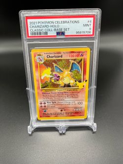 2021 Pokemon Celebrations Charizard PSA 9 Mint